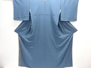 箔散らし模様刺繍一ツ紋付け下げ訪問着（比翼付き）